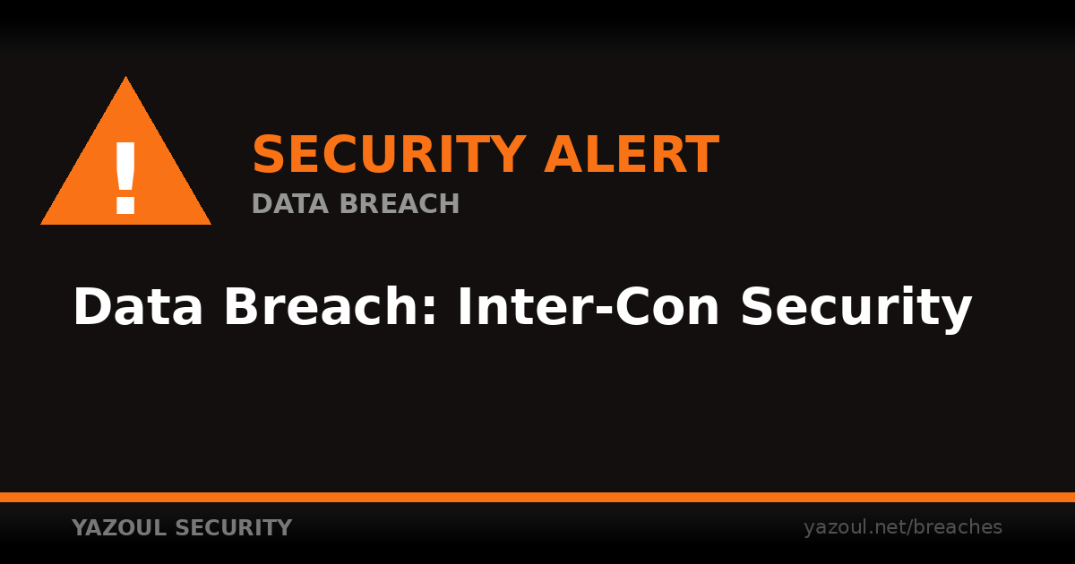 Inter-Con Security Breach: 276K Records Exposed (2026)