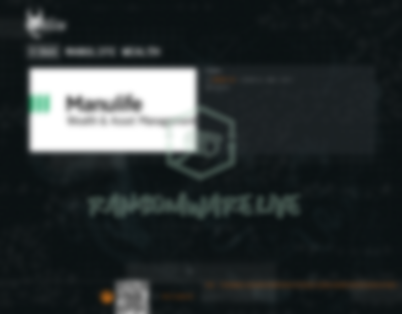 Leak site post claiming Manulife Wealth data breach