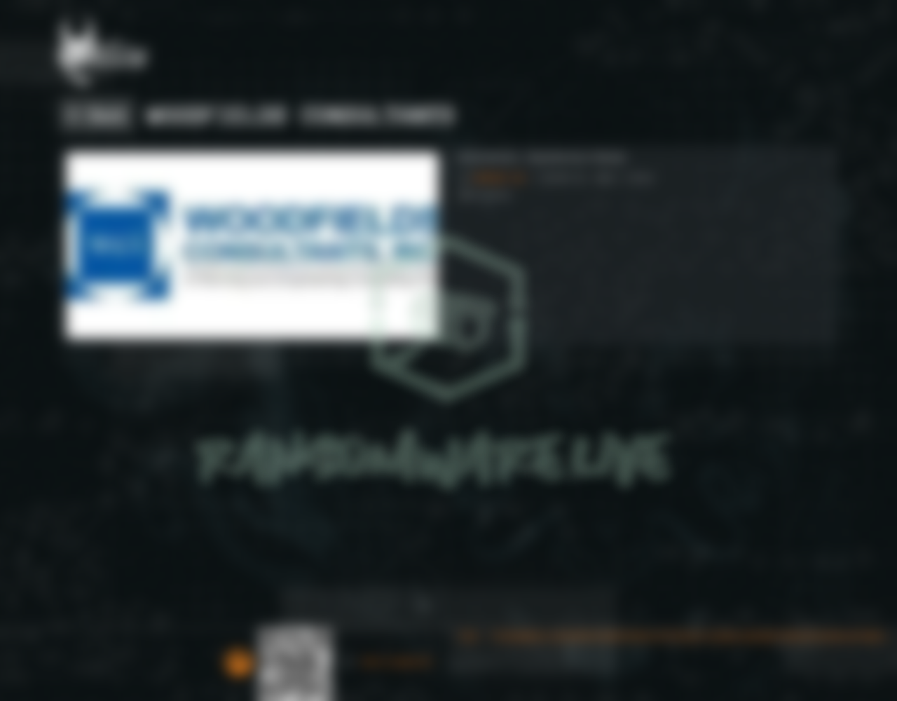 Leak site post claiming Woodfields Consultants data breach