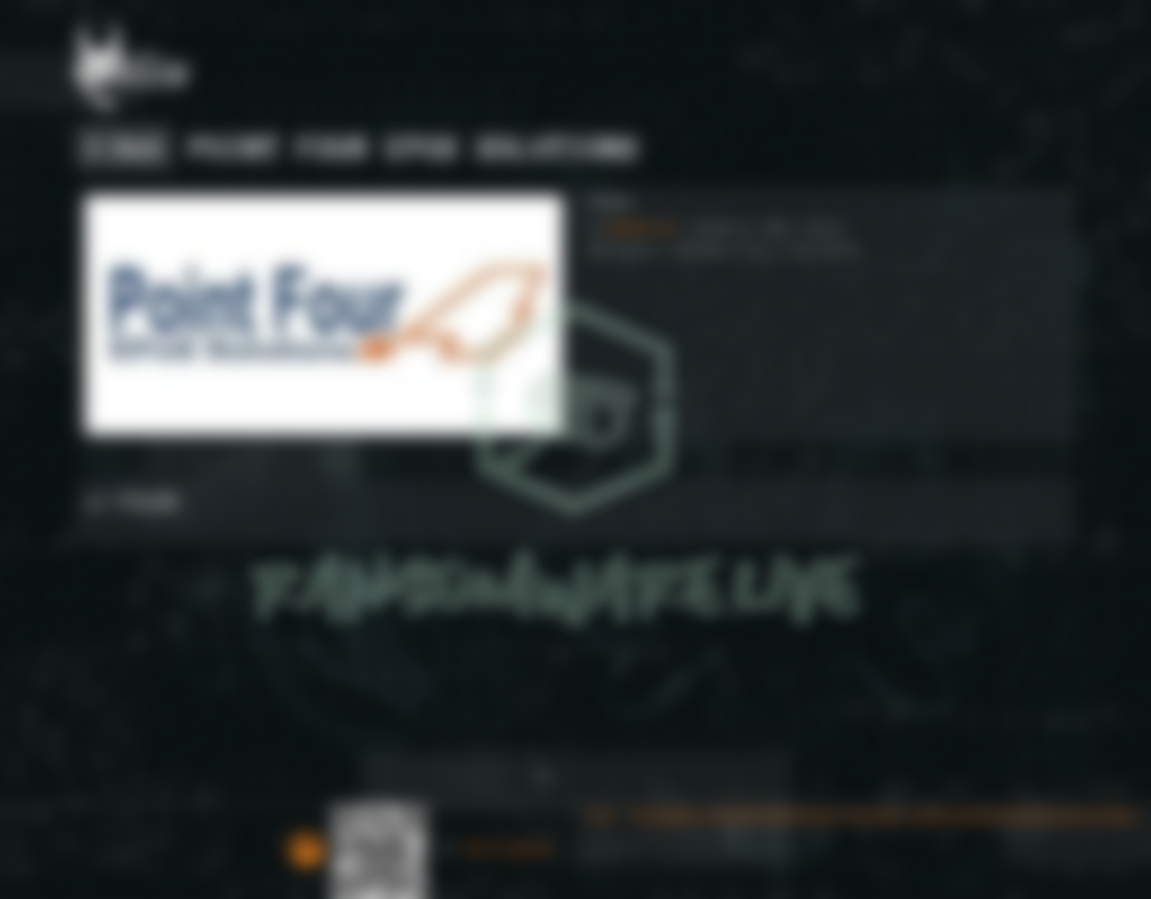 Leak site post claiming Point Four EPoS Solutions data breach