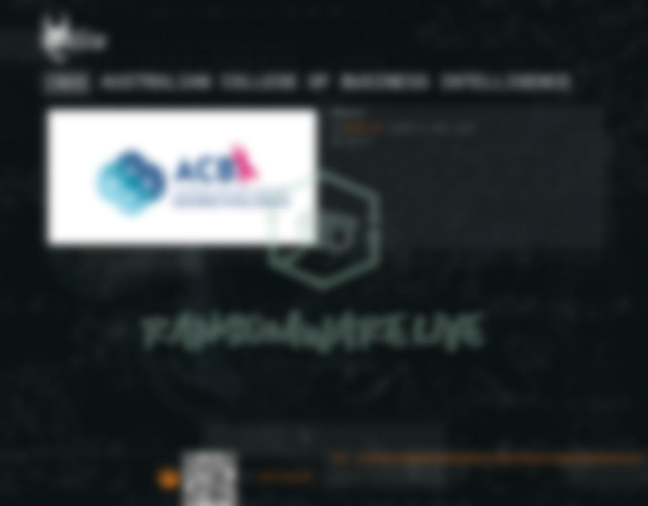 Leak site post claiming Australian College of Business Intelligence data breach