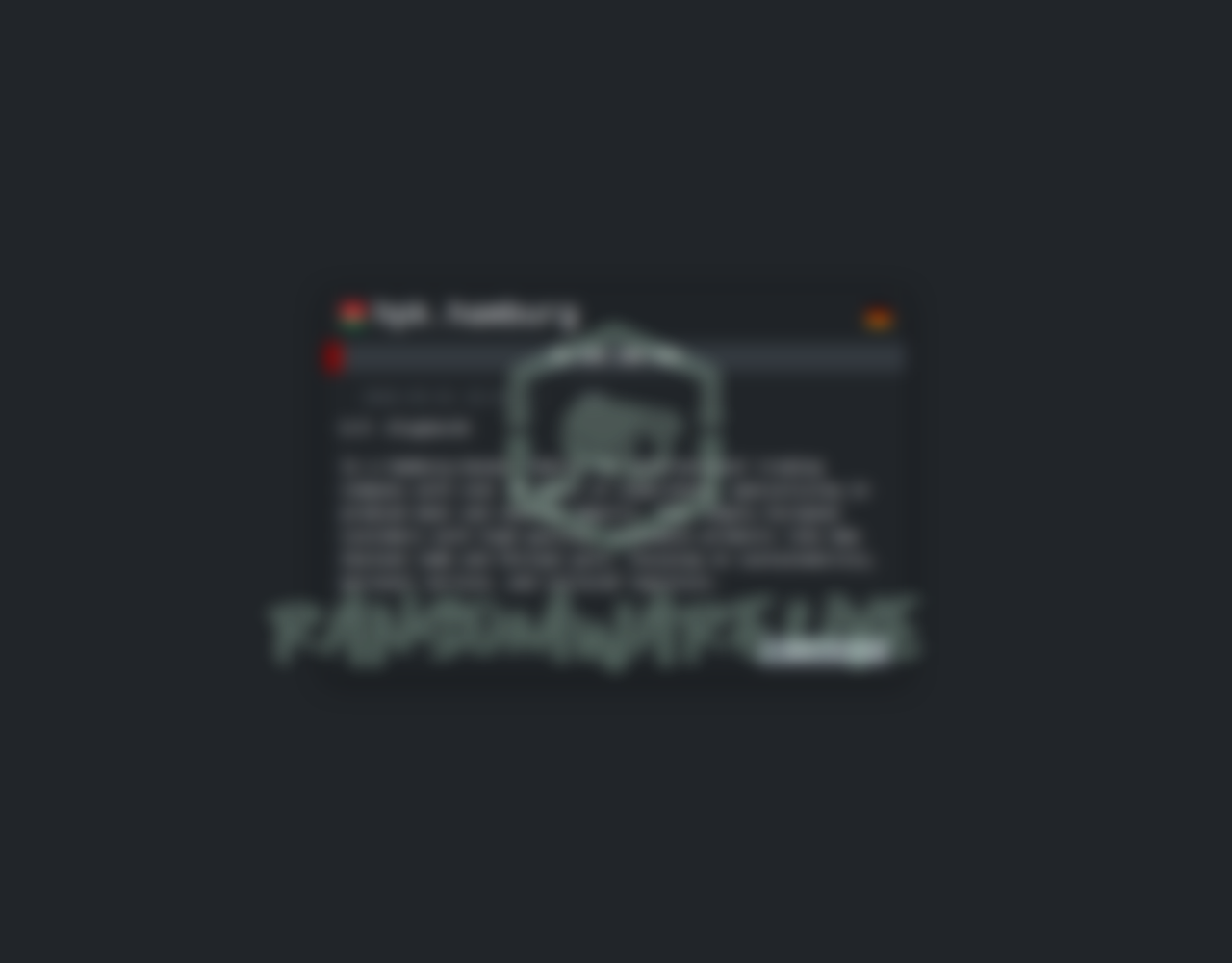 Leak site post claiming hpk.hamburg data breach