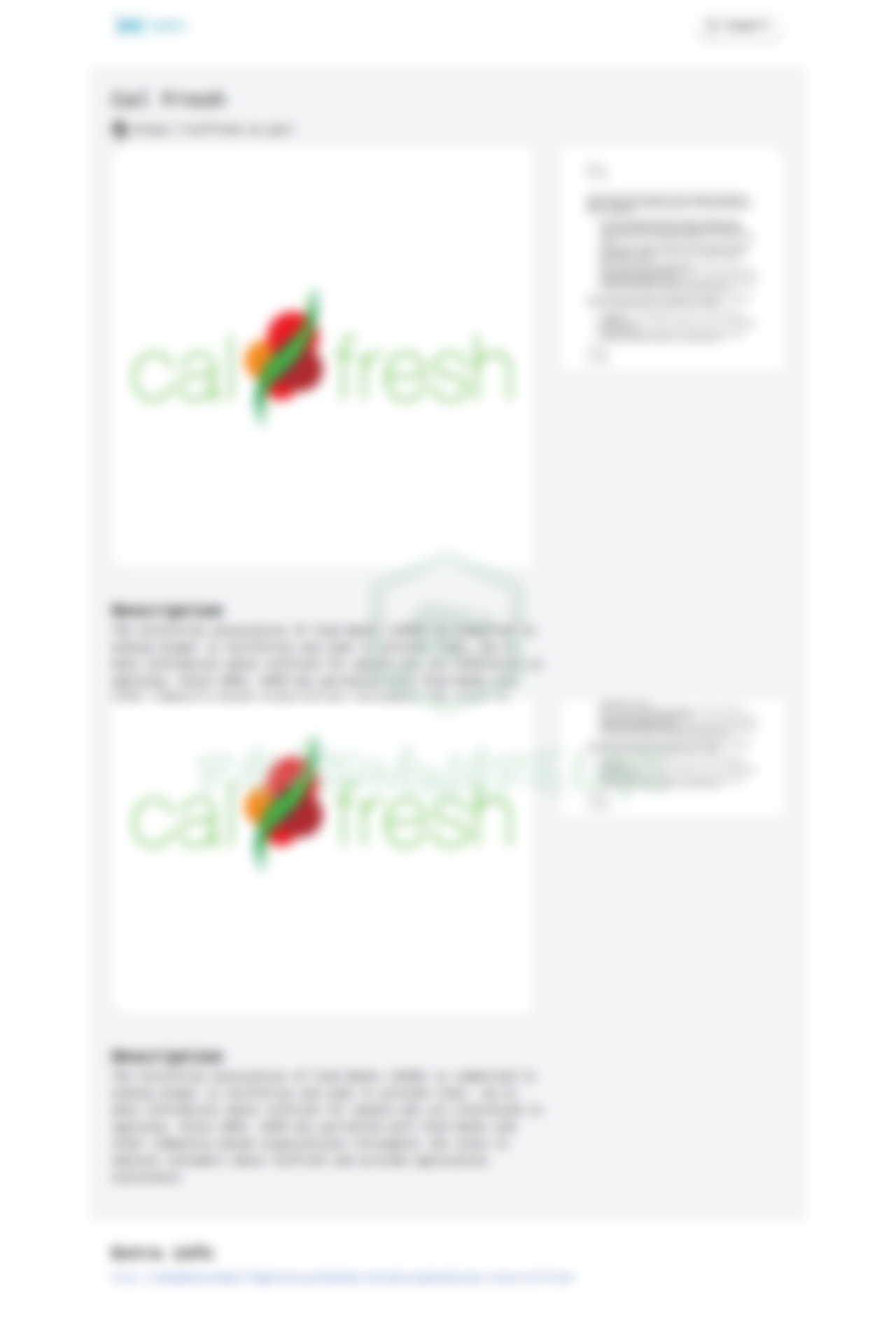 Leak site post claiming Cal Fresh data breach