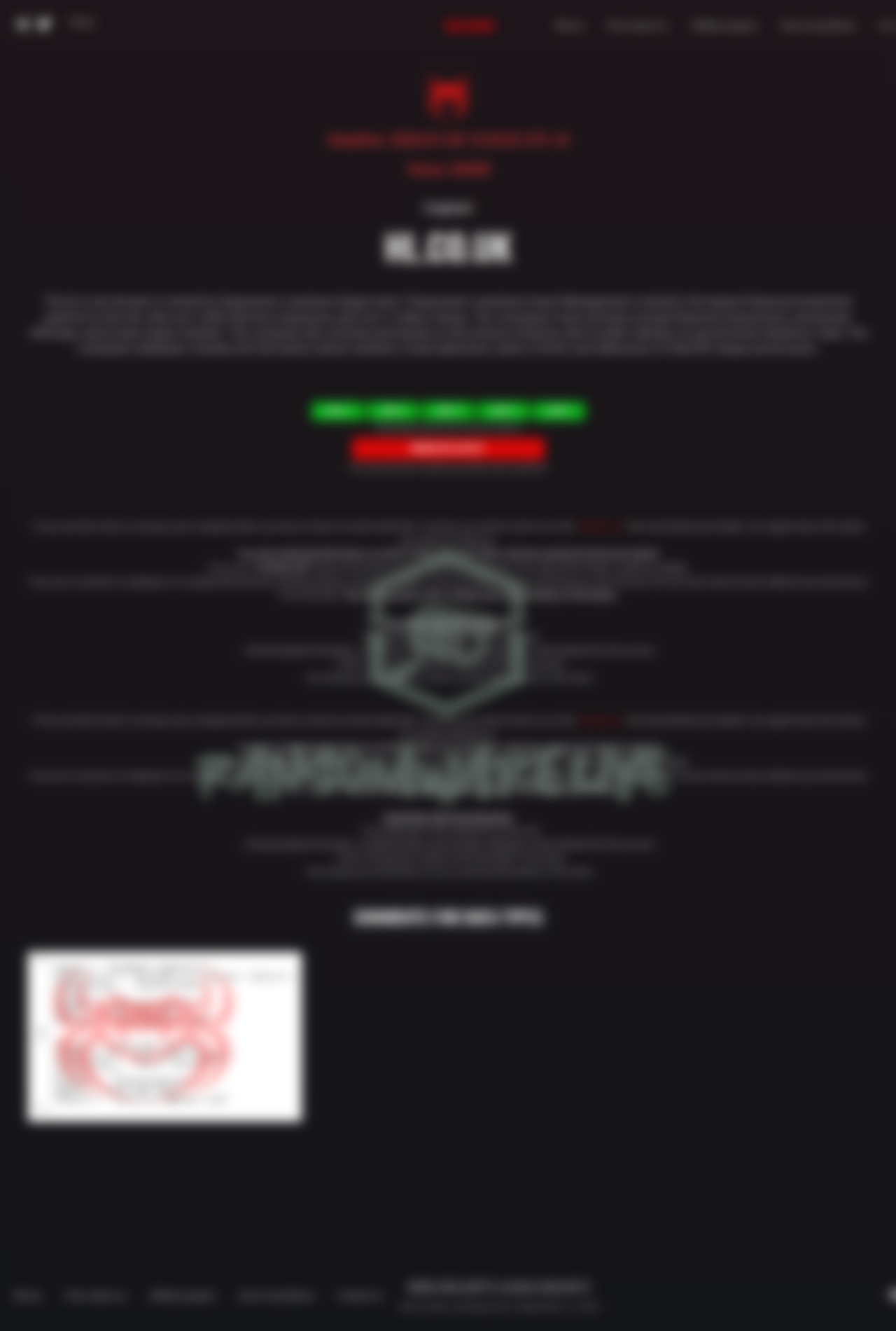 Leak site post claiming hl.co.uk data breach