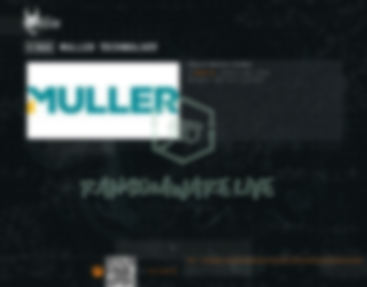 Leak site post claiming ﻿﻿Muller Technology data breach