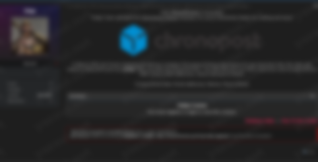 Leak site post claiming Chronopost Pickup data breach