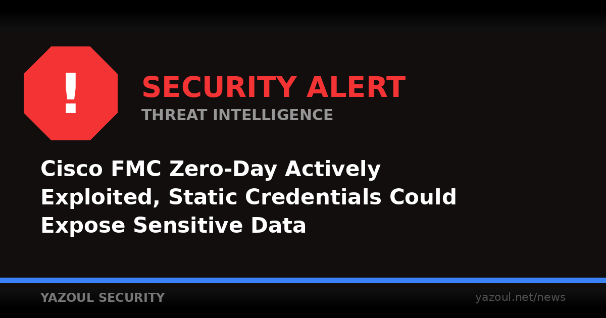 Cisco FMC zero-day CVE-2026-20316 exploited in wild